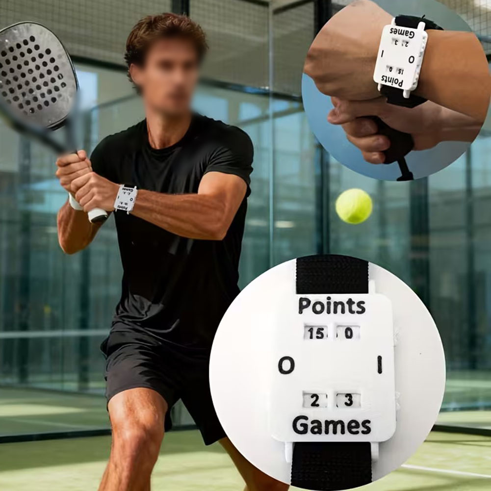 Table Tennis Scoring - Tennis Padel Handgelenk-Punktezähler Mechanischer Punktezähler Verstellbares