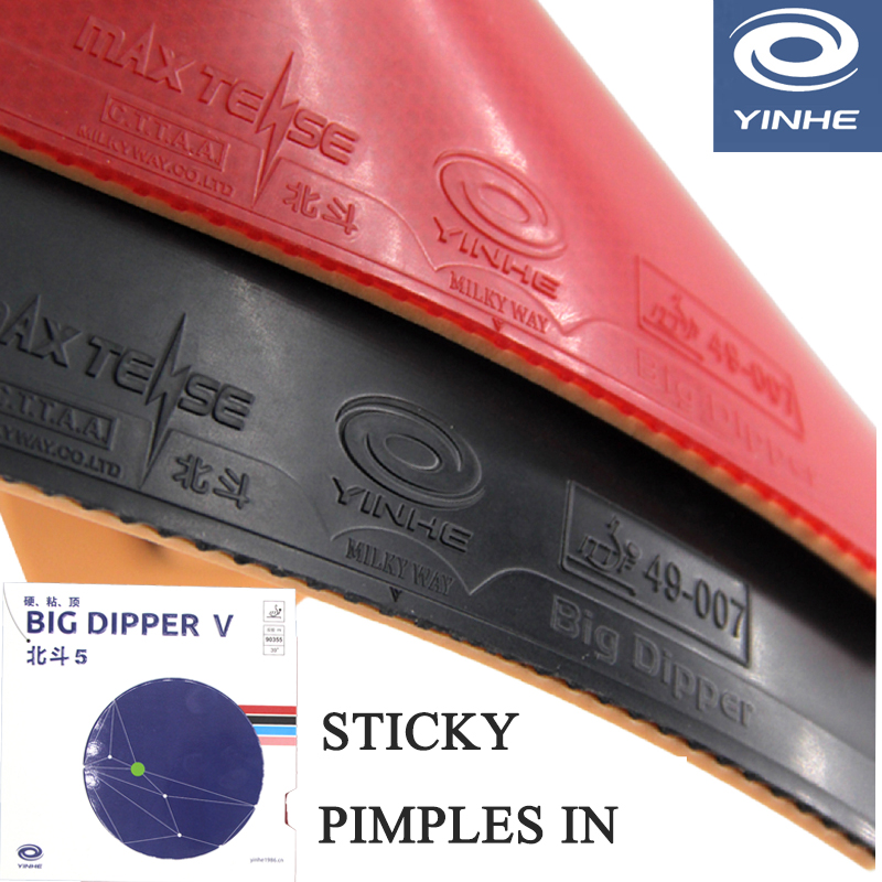 Table Tennis Forehand - YINHE BIG DIPPER V Tischtennisbelag Klebriger