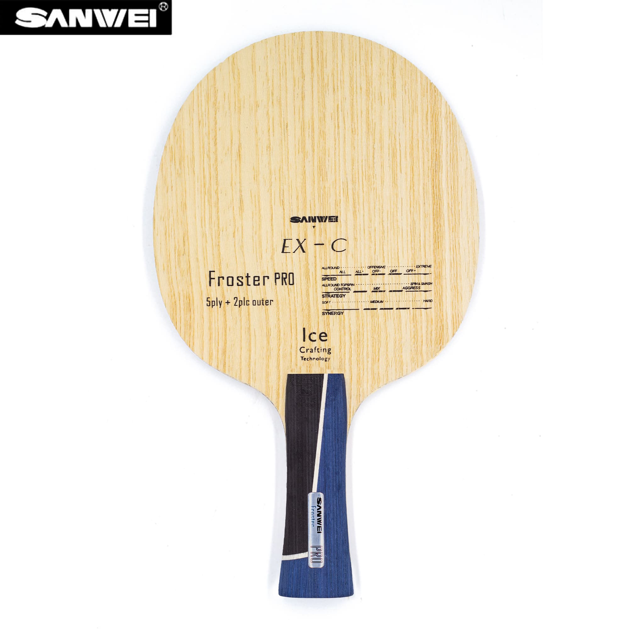 Table Tennis Shop - SANWEI ALC Tischtennis Blade Froster Pro