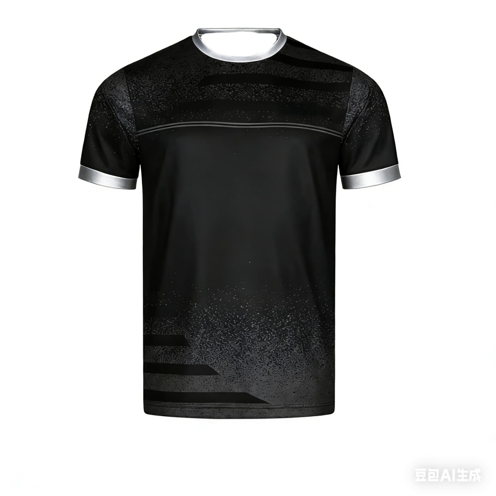 Table Tennis Shorts - Neues Herren-Tischtennis-T-Shirt mit Farbverlaufsmuster, Sommer-Badminton-T-Shirt mit
