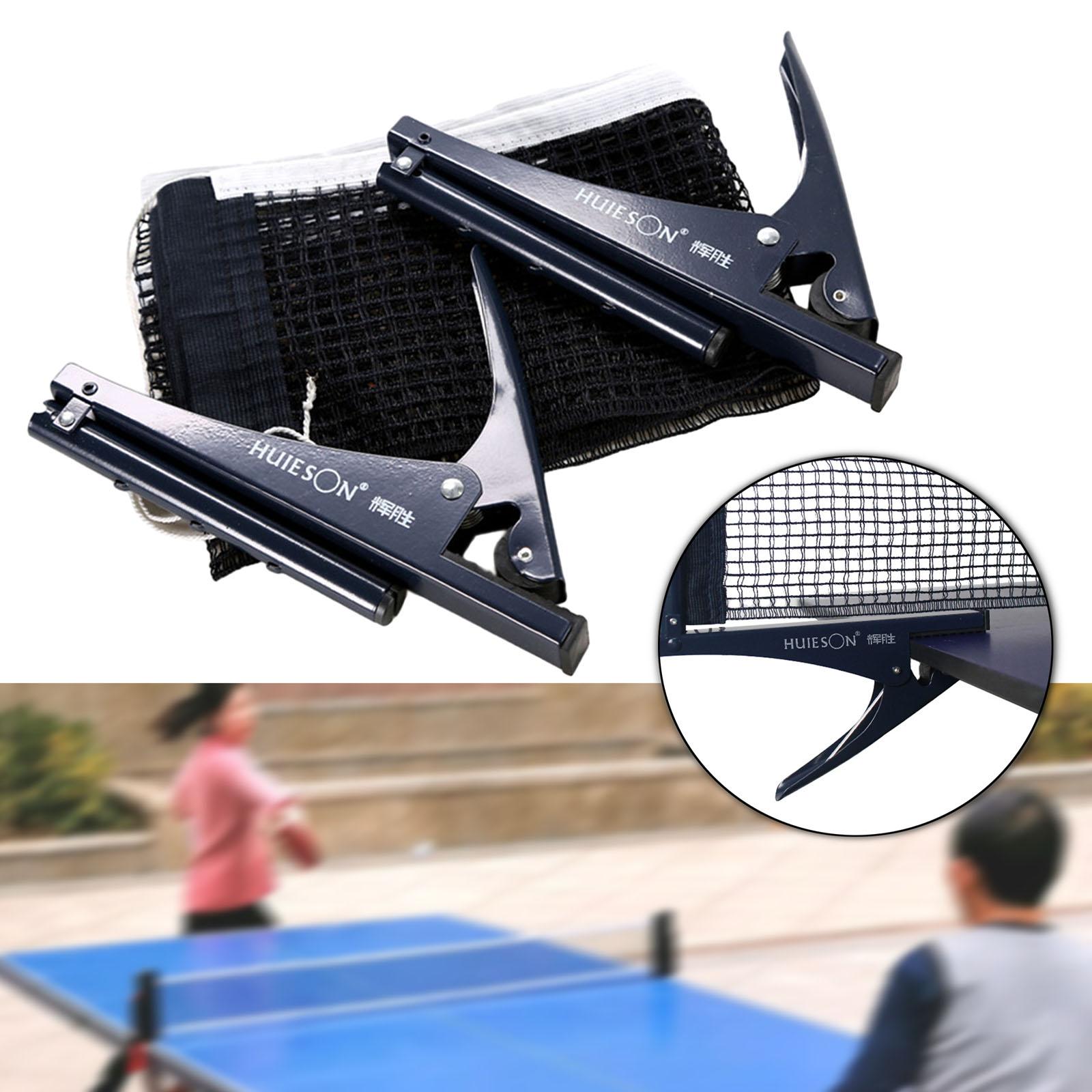 Table Tennis Post - Professionelles Tischtennisnetz-Set mit Ständern, robuste Stahlkonstruktion