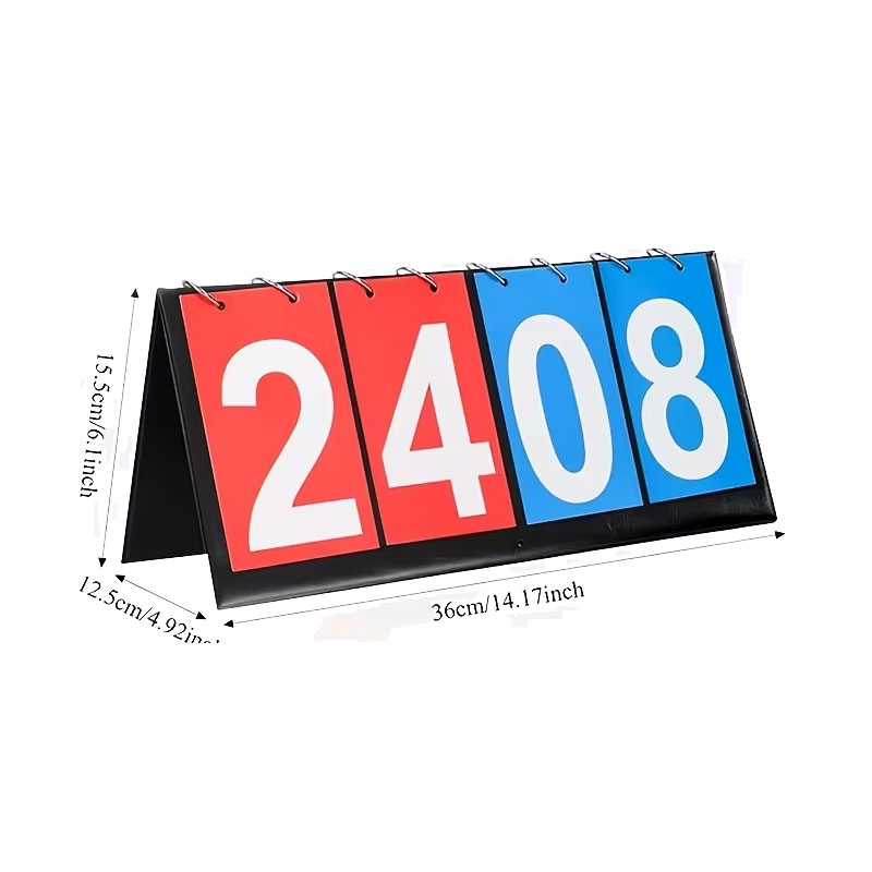 4-stellige Klapp-Anzeigetafel, – Table Tennis Scoring Bewertung und Preis