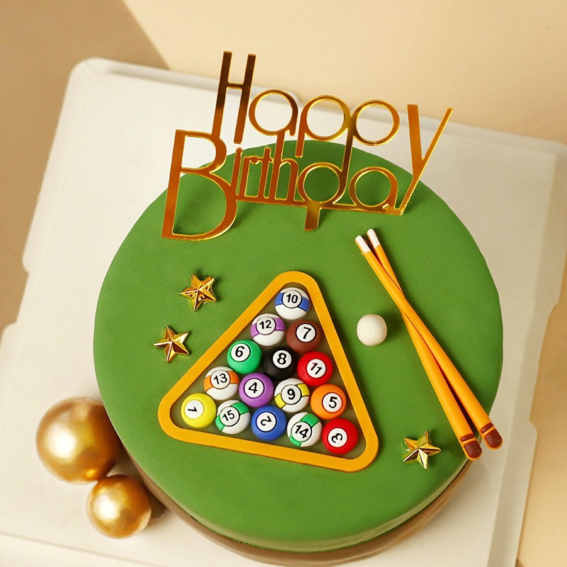 Billard Ball Kuchen Dekoration – Table Tennis Shop Bewertung und Preis